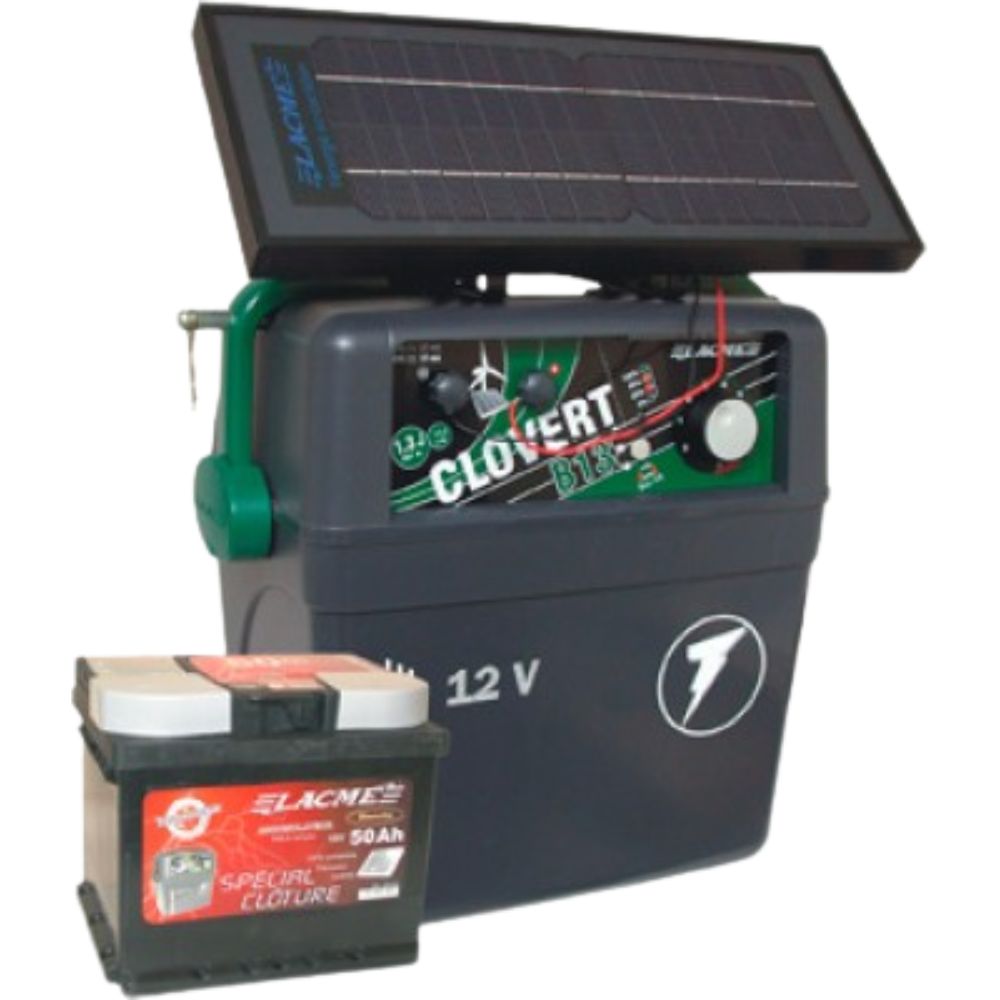 CLOVERT B13 SOLAR 6W + ACCU 50 AH